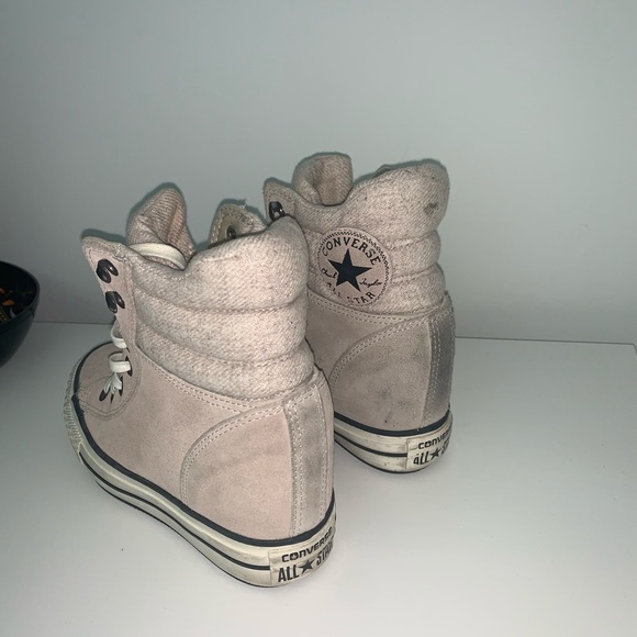 Special edition wedge wool converse sneakers - Picture 3 of 3